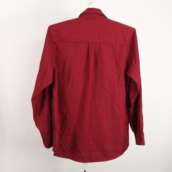 Dixxon Flannel Shirt Mens XL D-Tech Plaid Pearl Snap Western Bordeaux Extra - Picture 4 of 12